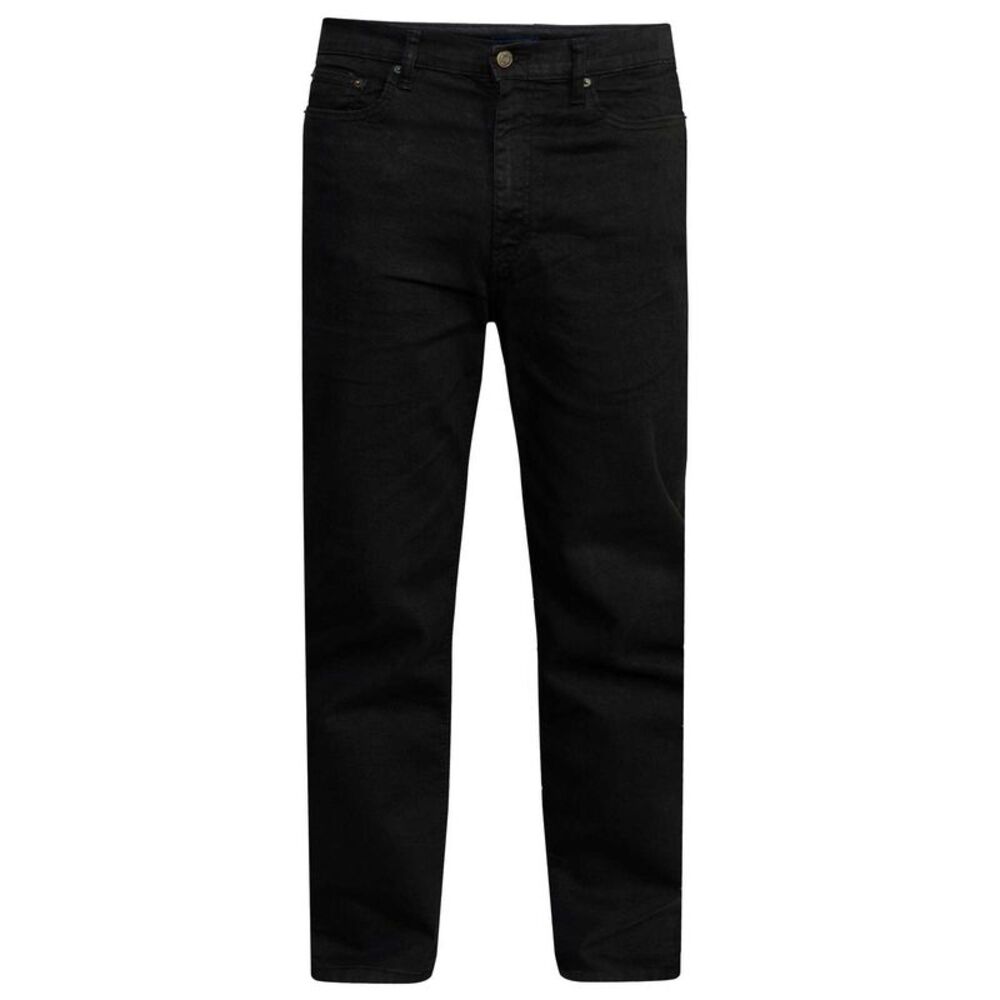 Duke Mens D555 Rockford Carlos Stretch Jeans / Black